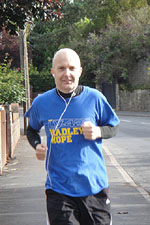 Stuart jogging